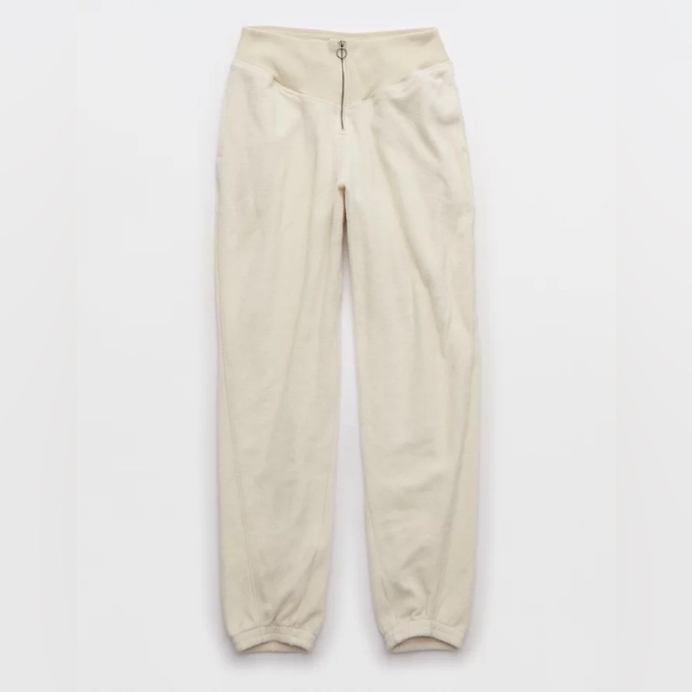 Aerie Sherpa Fleece Corset Jogger - Picture 5 of 9